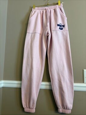 Women’s Pink Fleece Joggers